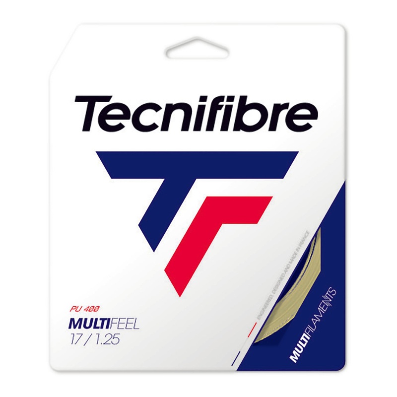 Tecnifibre Multifeel Set|1.25|1.30|1.35|Black|Cream
