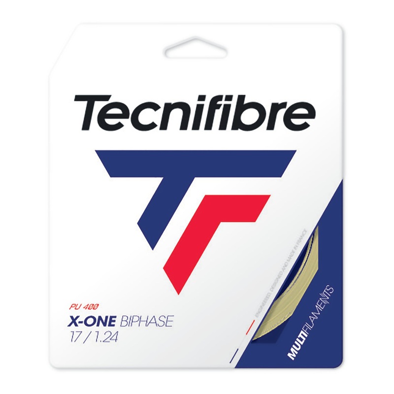 Tecnifibre X-One Biphase Set|1.18|1.24|1.30|1.34|Black|Red|Cream