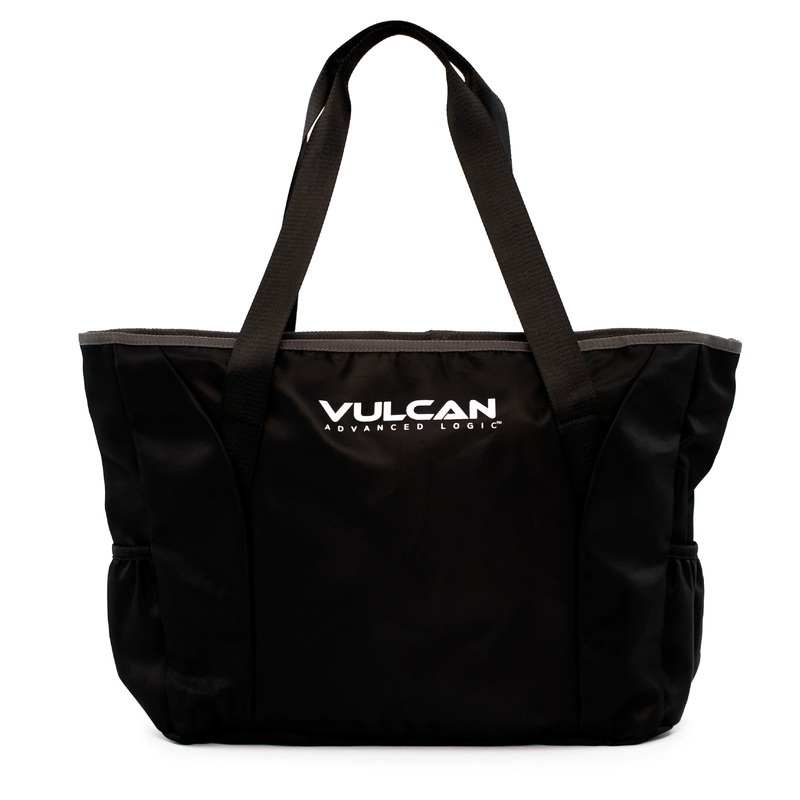 Vulcan Pickleball Tote|Black|White