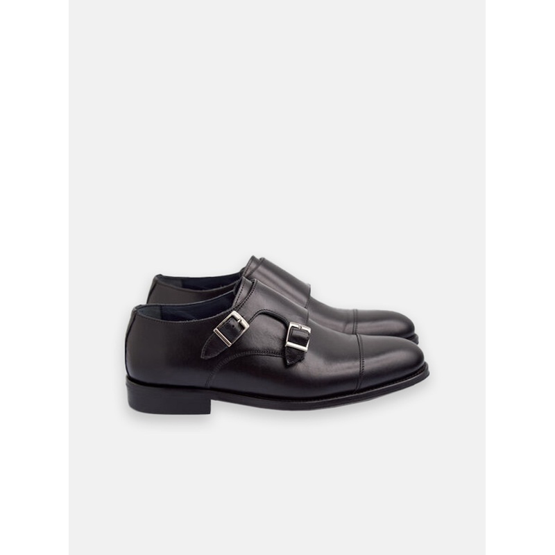 Zapato vestir monkstrap piel negro