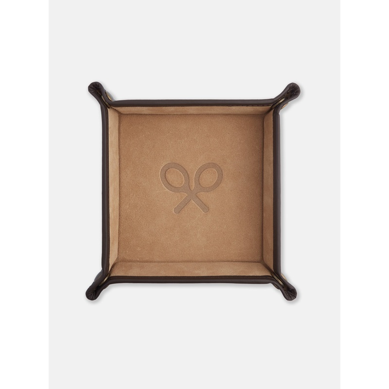 Vaciabolsillos silbon piel marron