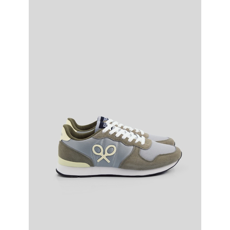 Zapatilla sport running style amarillo verde