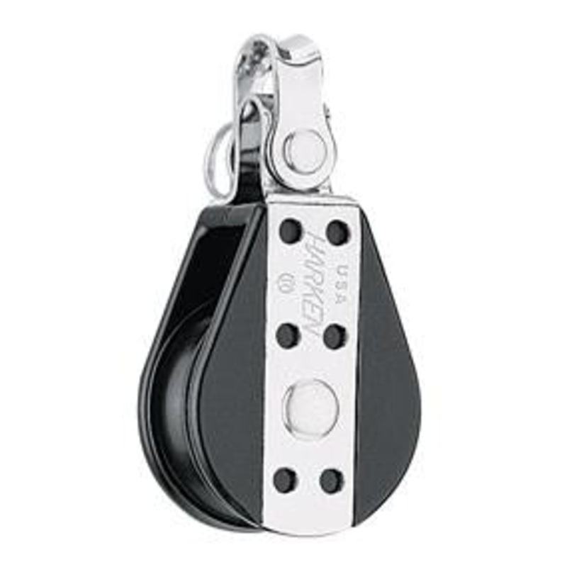 Harken Single Big Bullet Block w/ Shackle