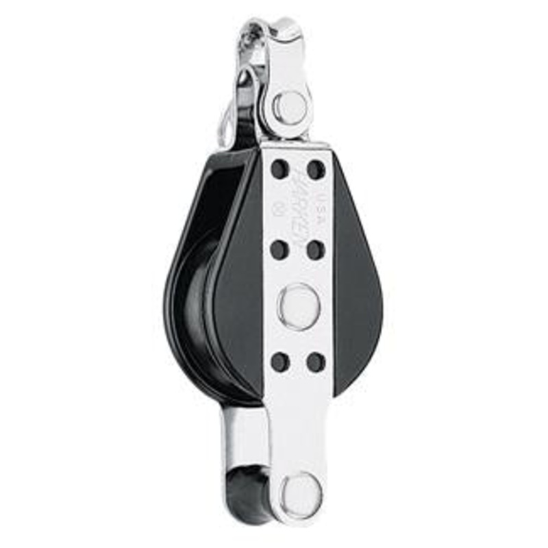 Harken Single Big Bullet Block w/ Shackle & Becket