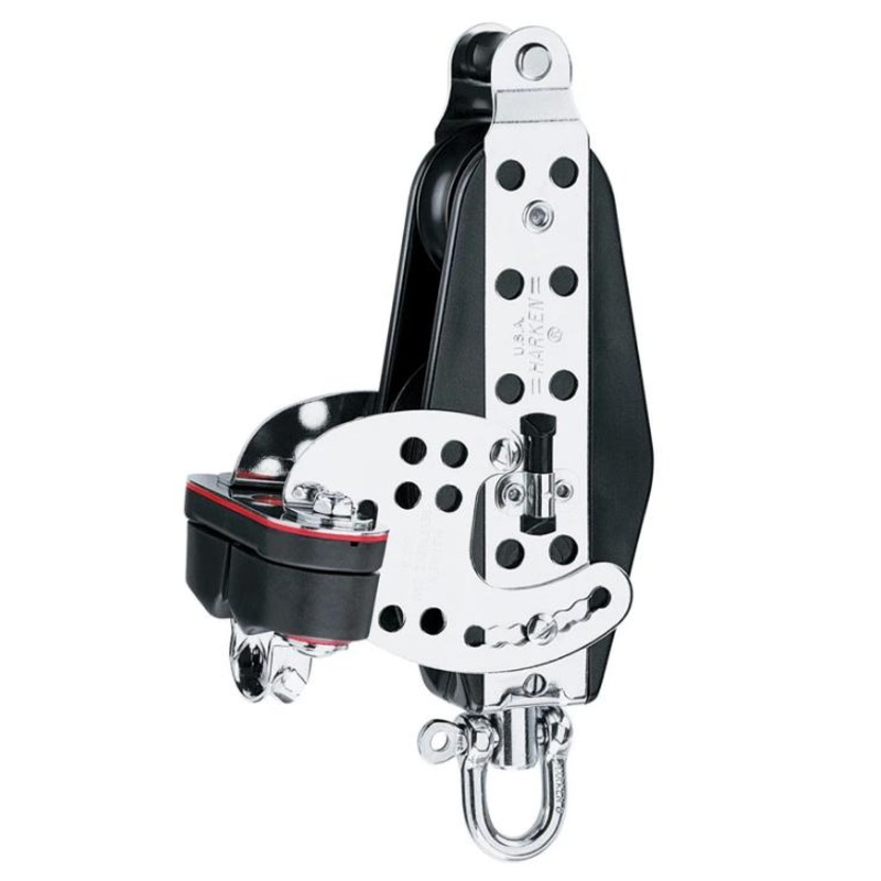 Harken Mid-Range Hexaratchet Fiddle Block w/ Cam Cleat & Becket