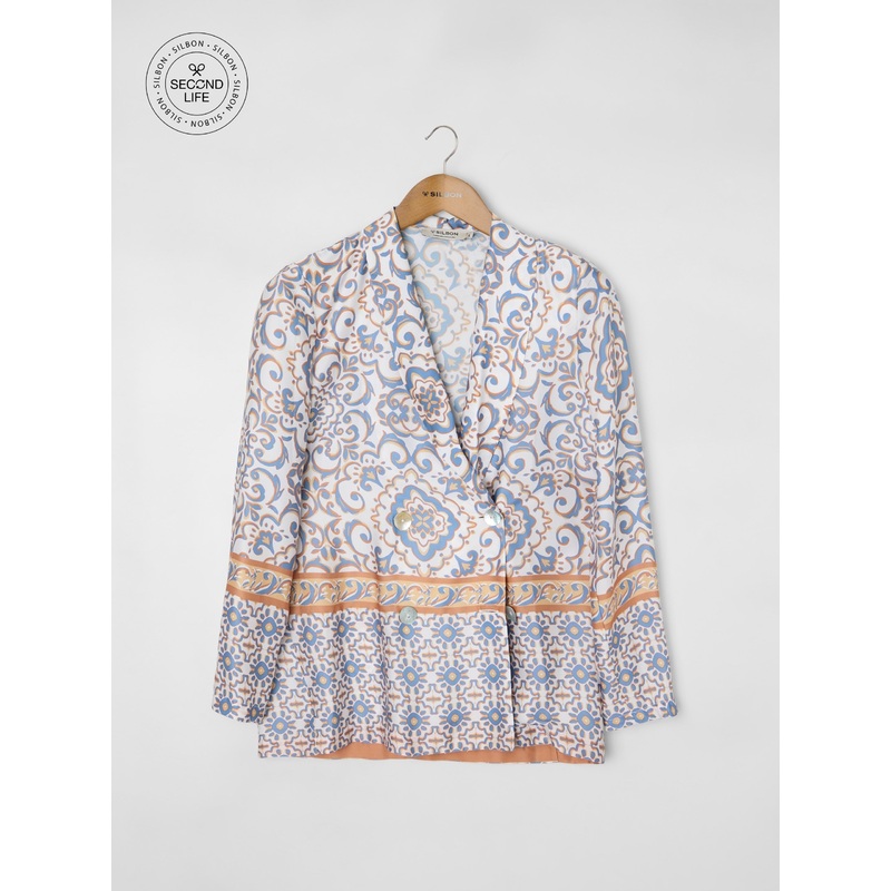 Semiblazer woman second life|36|38|40|42|44|46|48|50|52|54|56|58|60|MULTICOLOR