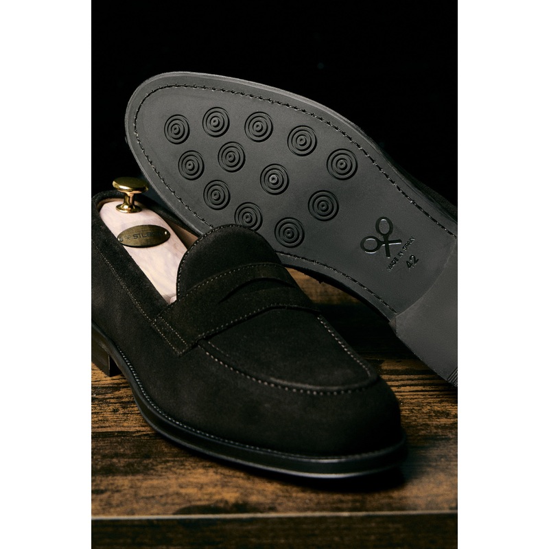 Zapato penny ante marron|38|39|40|41|42|43|44|45|46|MARRON