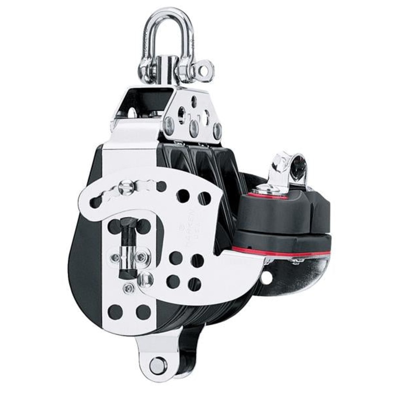 Harken 3.00 Mid-Range Hexaratchet Triple Block w/ Cam Cleat & Becket
