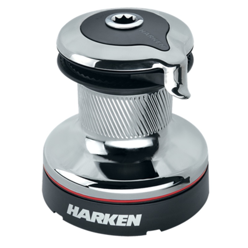 Harken #46 Radial Self Tailing Chrome Two-Speed Winch