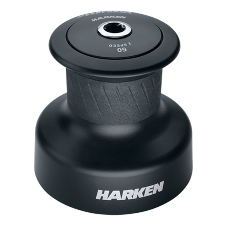 Harken #50 Performa Radial Plain Top Aluminum Two- Speed Winch