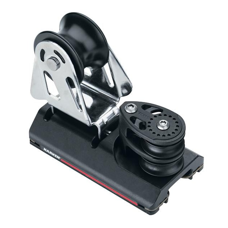 Harken 27 mm Midrange CB Genoa Lead Car w/2 Sheaves Dia. 2 1/4in