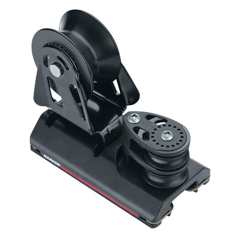 Harken 27mm Midrange 4:1 CB Genoa Lead Car w/ 2 Sheaves Dia. 2 1/2in