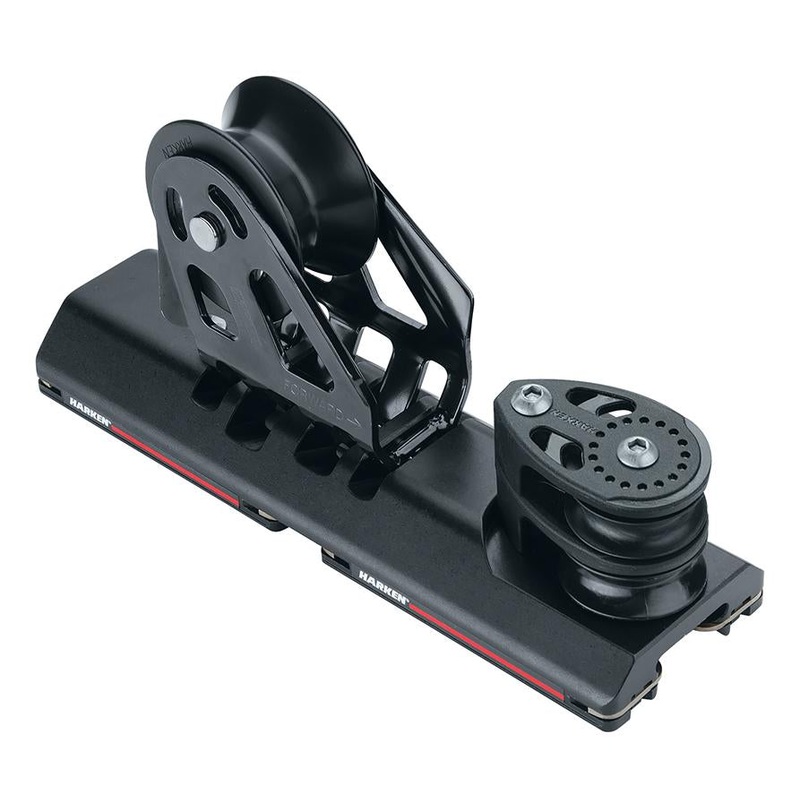 Harken 27mm Midrange HL 4:1 CB Genoa Lead Car w/ 2 Sheaves Dia. 2 1/2in