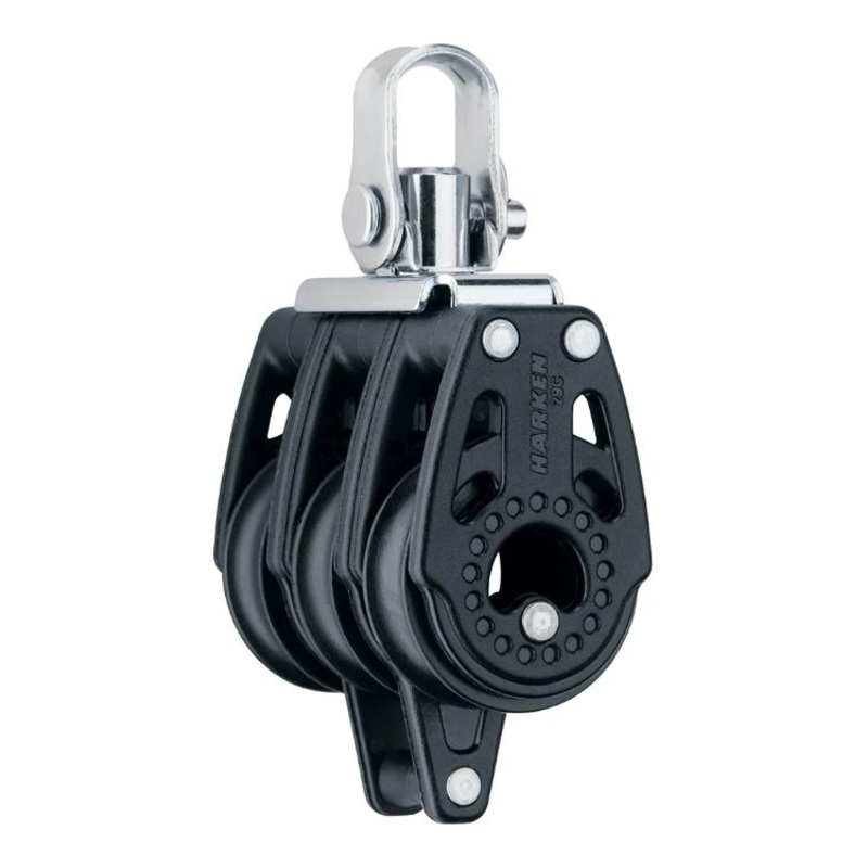 Harken 29mm Triple Swivel Carbo Block w/ Becket