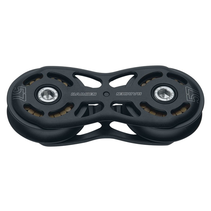 Harken 32mm Car Control Block w/ 2 Sheaves