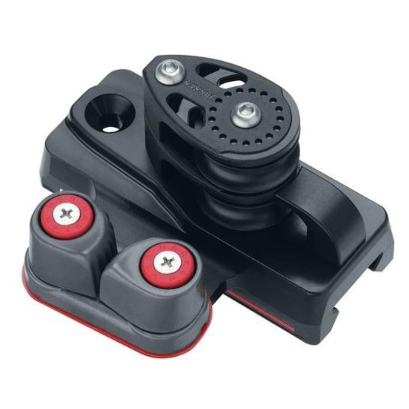 Harken 32mm ESP End Control w/ Double Sheave & Cam Cleat (Set of 2)