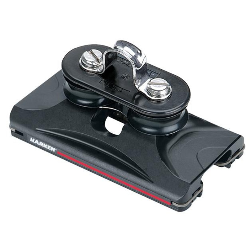 Harken 1250 Small Boat CB Traveler Car w/ Fixed Sheaves