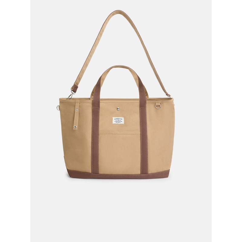 Tote bag classic bicolor camel