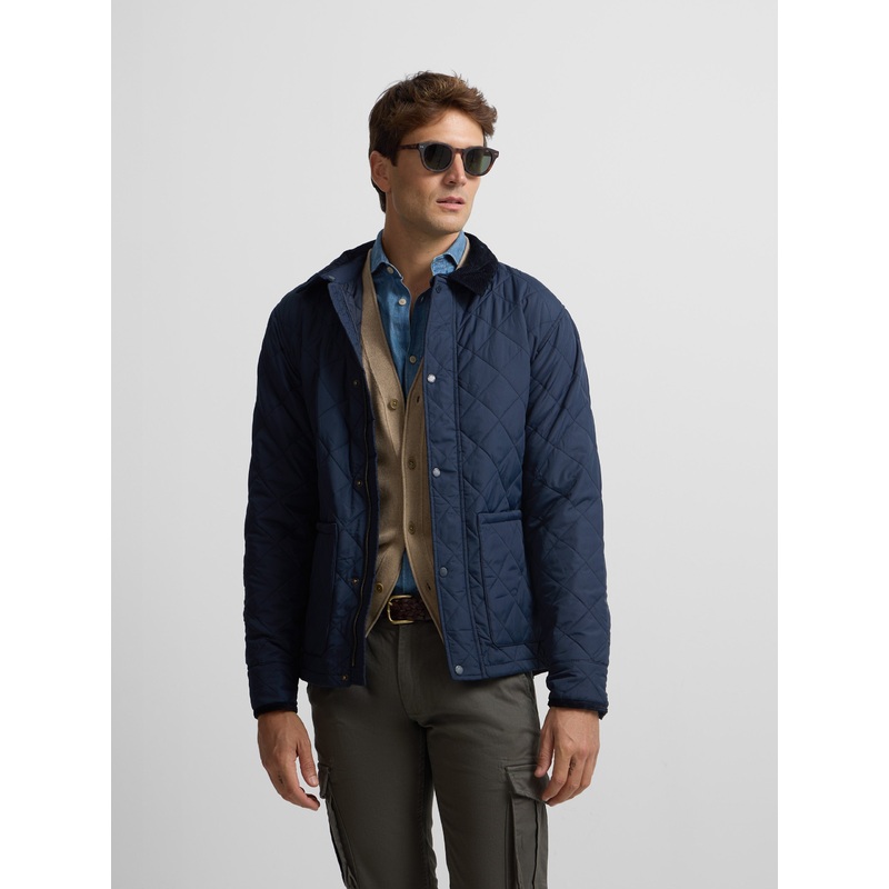 Chaqueta clasica field azul marino