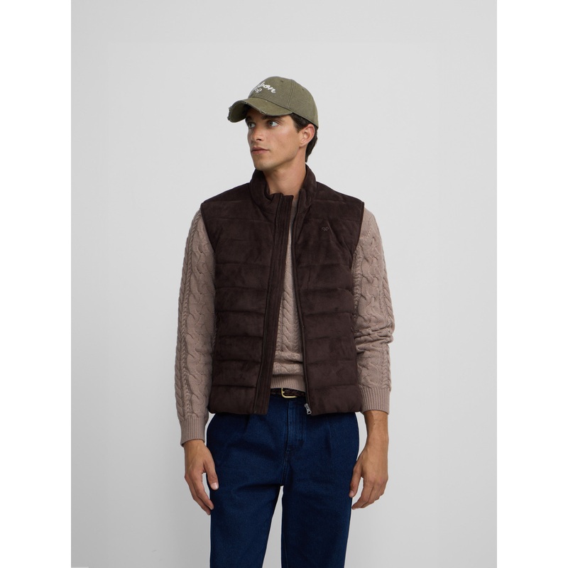 Chaleco tecnico ante marron|XS|S|M|L|XL|XXL|XXXL|4XL|5XL|MARRON