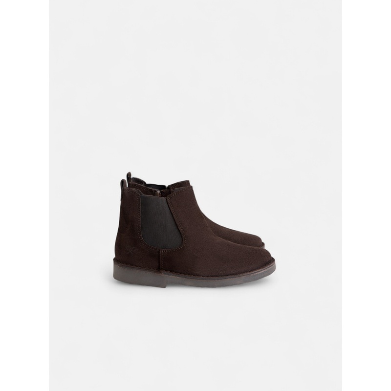 Bota kids chelsea serraje marron