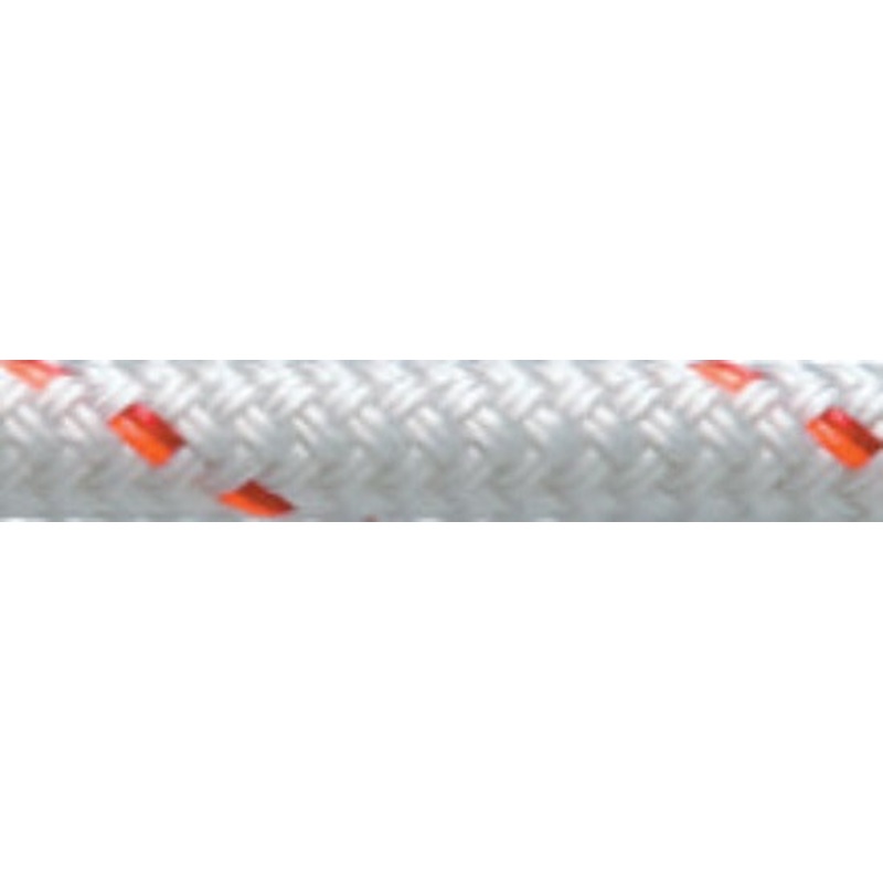 43′ of 8mm New England Ropes V-100 Performance Rope – White