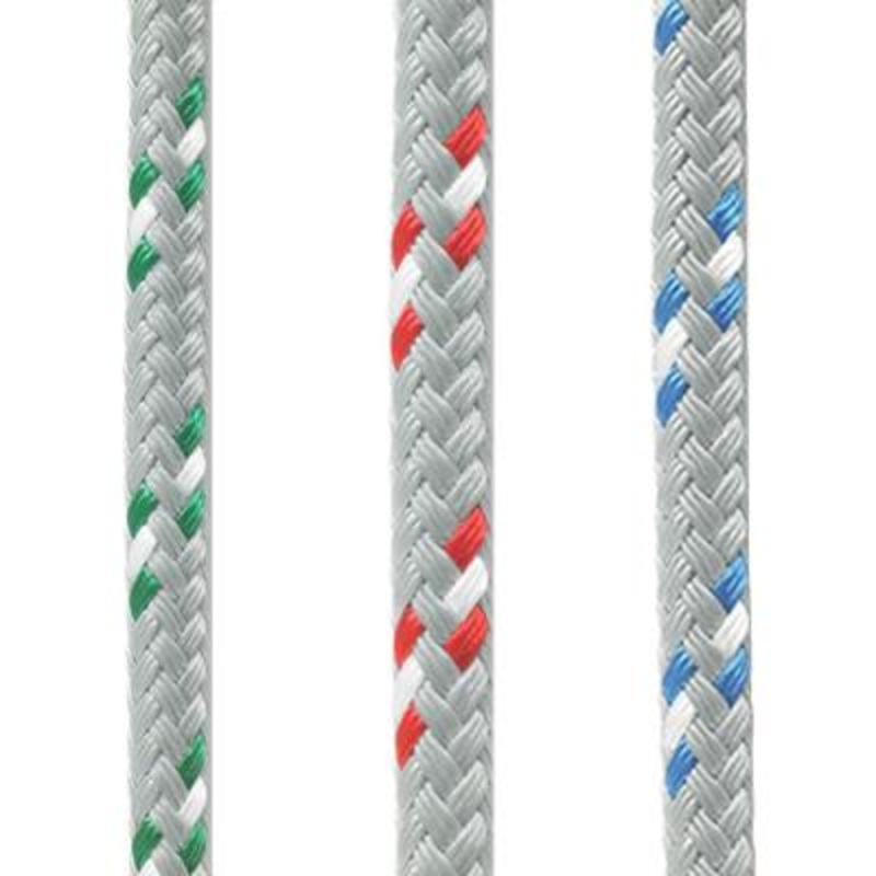 5′ of 10mm (3/8) Viper by New England Ropes – Grey/Red