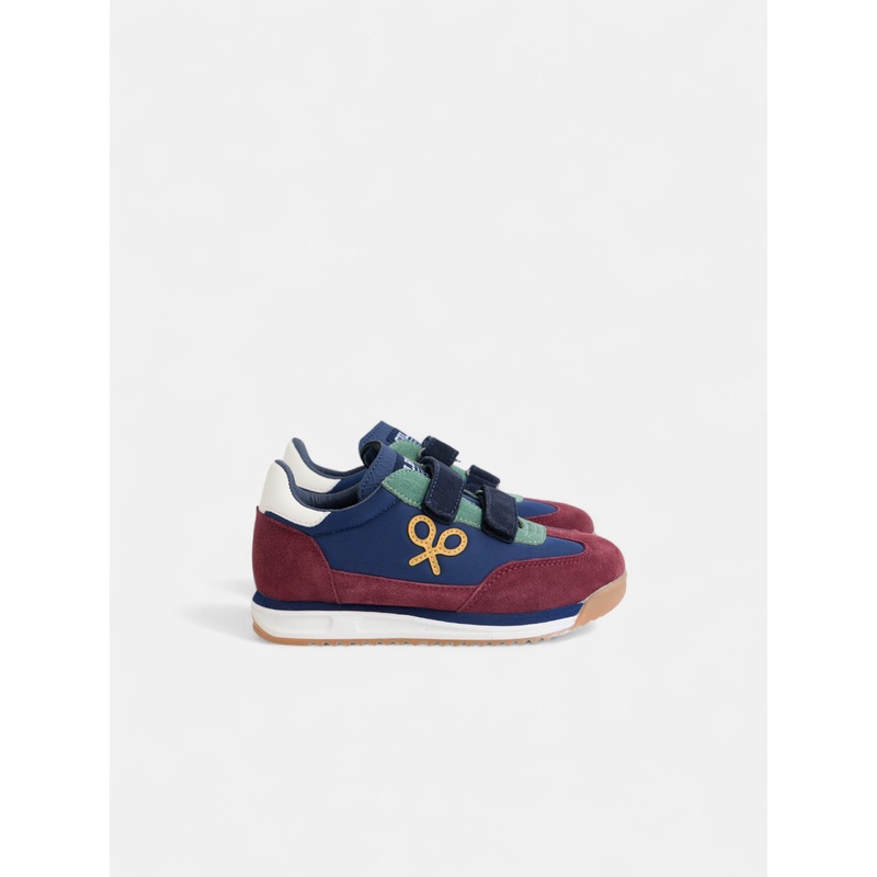 Zapatilla kids velcro multicolor azul