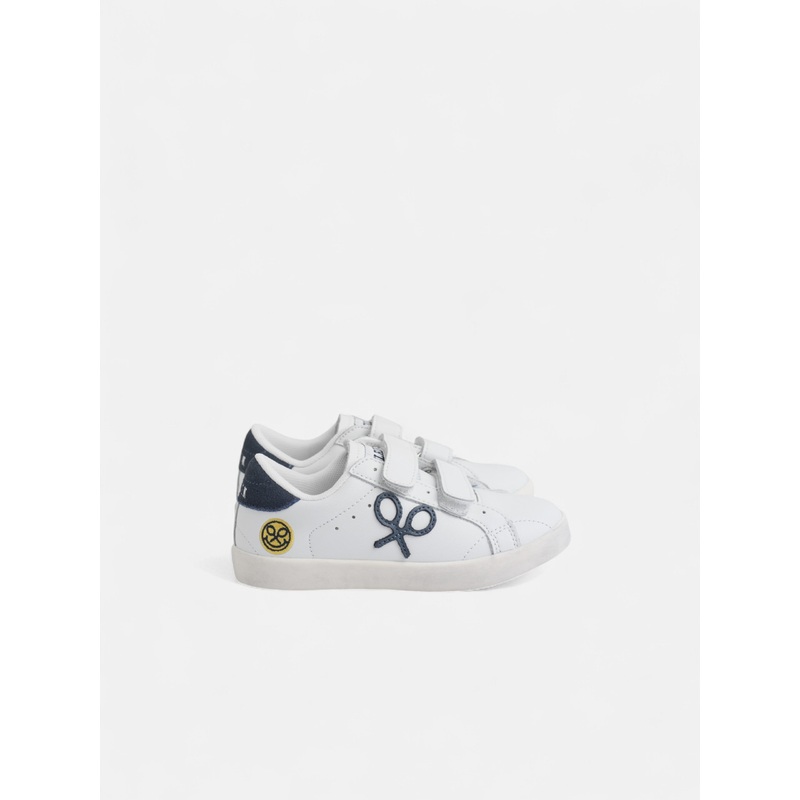 Zapatilla kids velcro smile|28|29|30|31|32|33|34|35|36|37|38|BLANCO