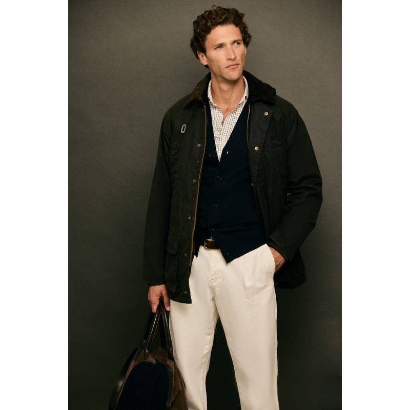 Abrigo clasico encerado verde|XS|S|M|L|XL|XXL|XXXL|4XL|5XL|VERDE