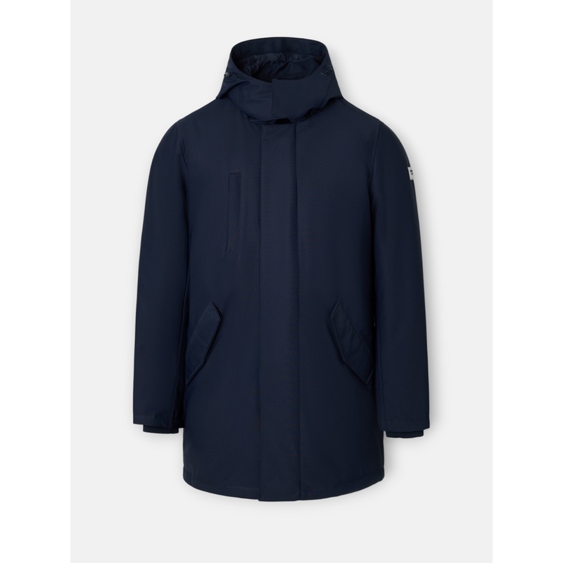 Parka tecnica tailoring azul marino