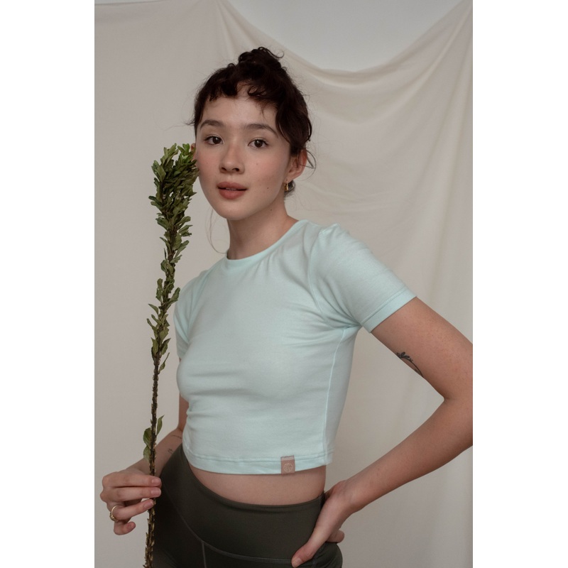 ’90s Baby Tee Mint|S|M|L|Mint