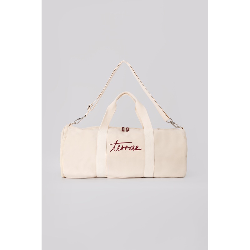 All Day Gym Bag in Cream Beige