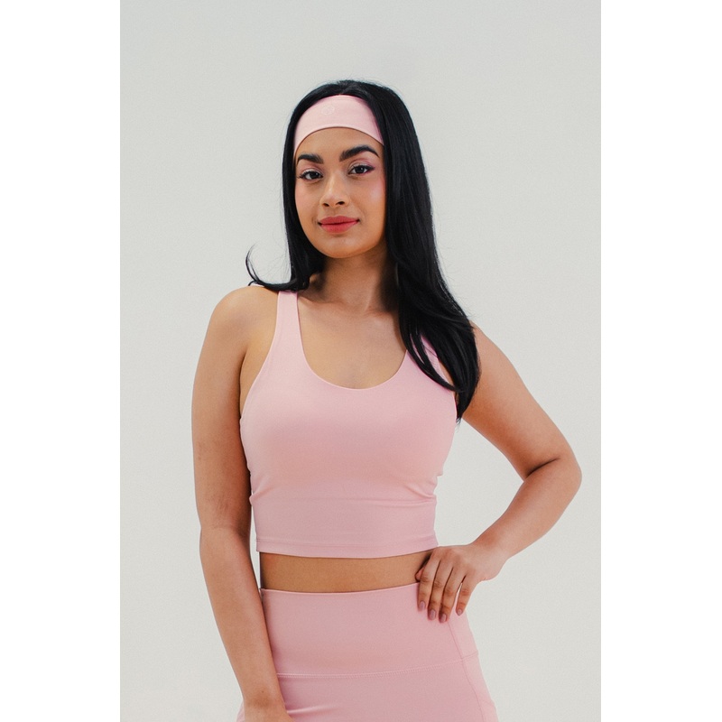 All Day Scoop Bra Tank Heartcore Pink