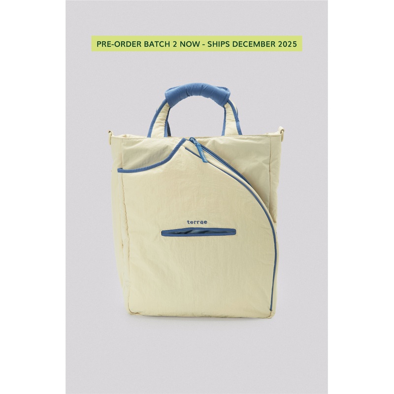 (BACKORDER BATCH 2 – DECEMBER 2025) All Court Racket Bag in Oat Milk