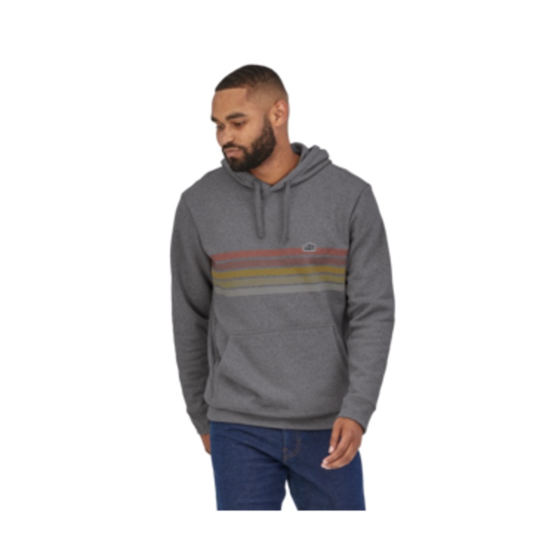 Patagonia Mens Line Logo Ridge Stripe Uprisal Hoody