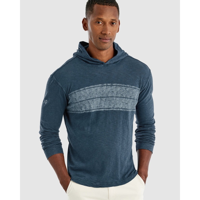 Johnnie O Calico Long Sleeve T Shirt Hoodie