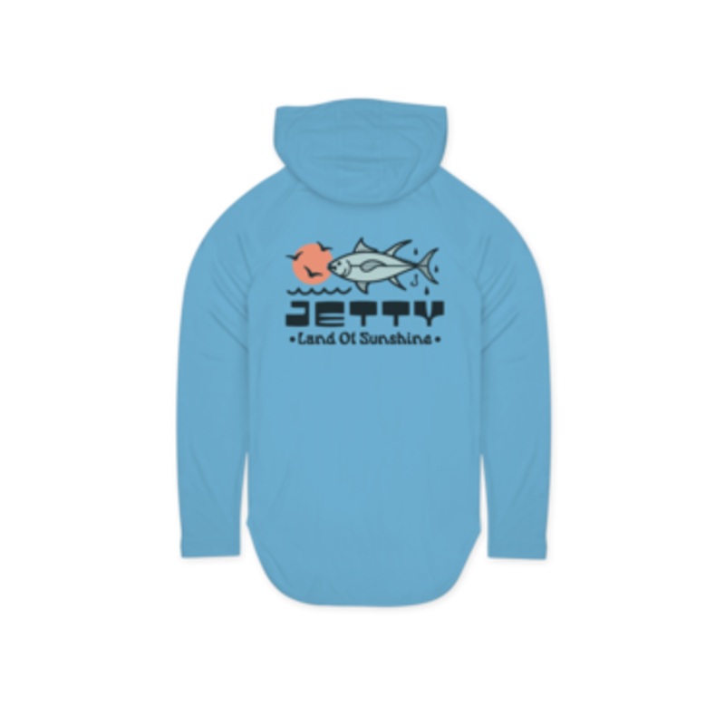 Jetty Mens Bluefin Uv Long Sleeve Tee