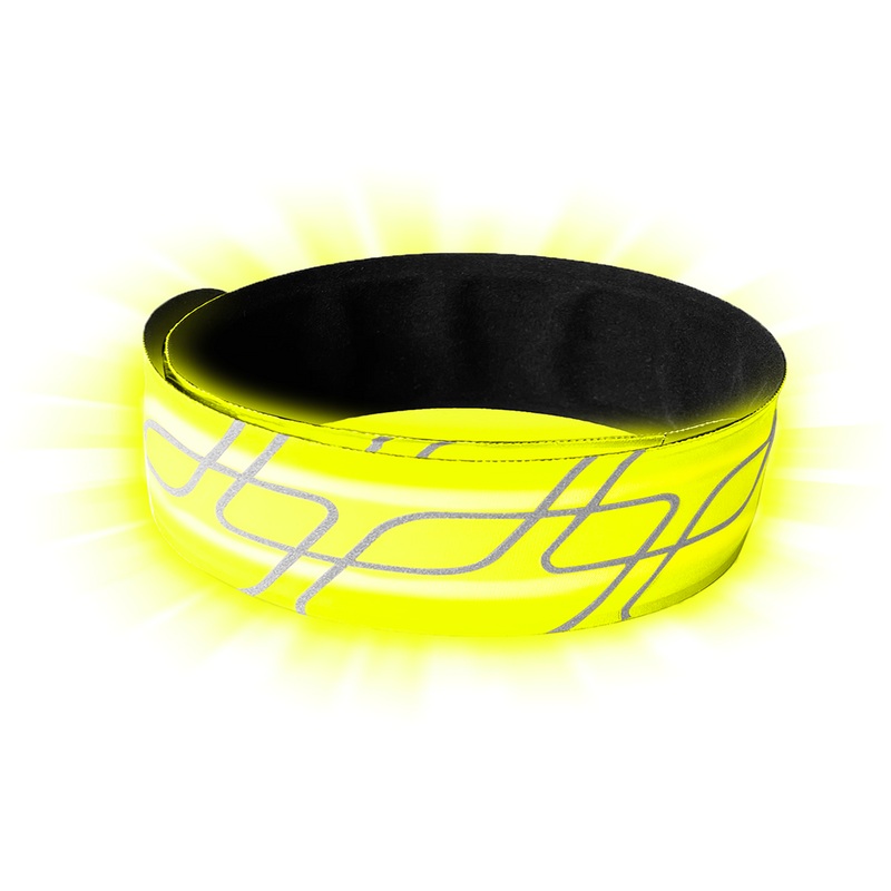 Amphipod USB Flashing Reflective LED Slap Band