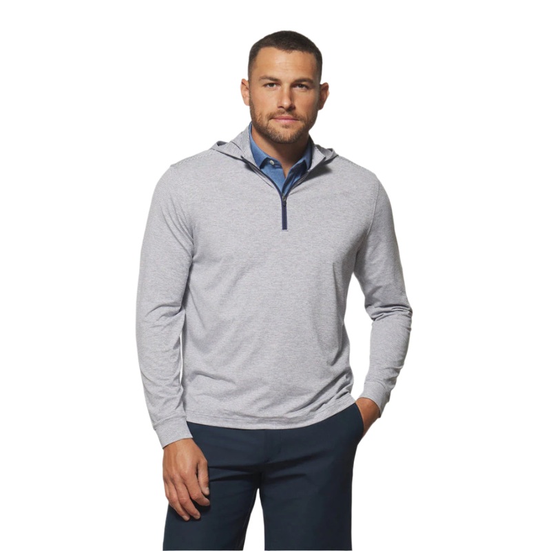Johnnie-O Men’s Hybrid Performance 1/4 Zip Hoodie