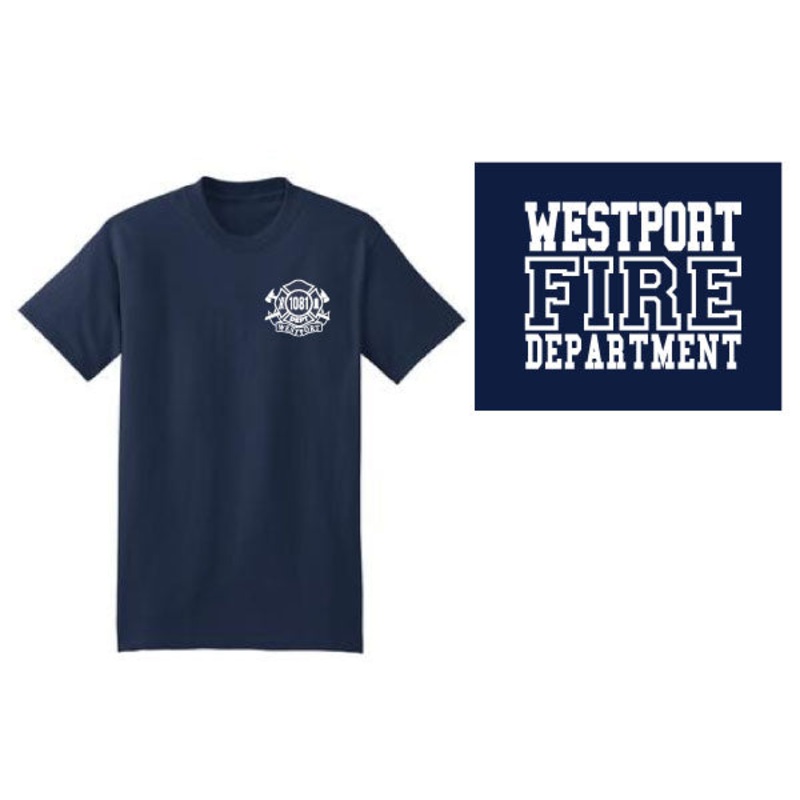 Westport Fire Department Beefy Short Sleeve Cotton Tee