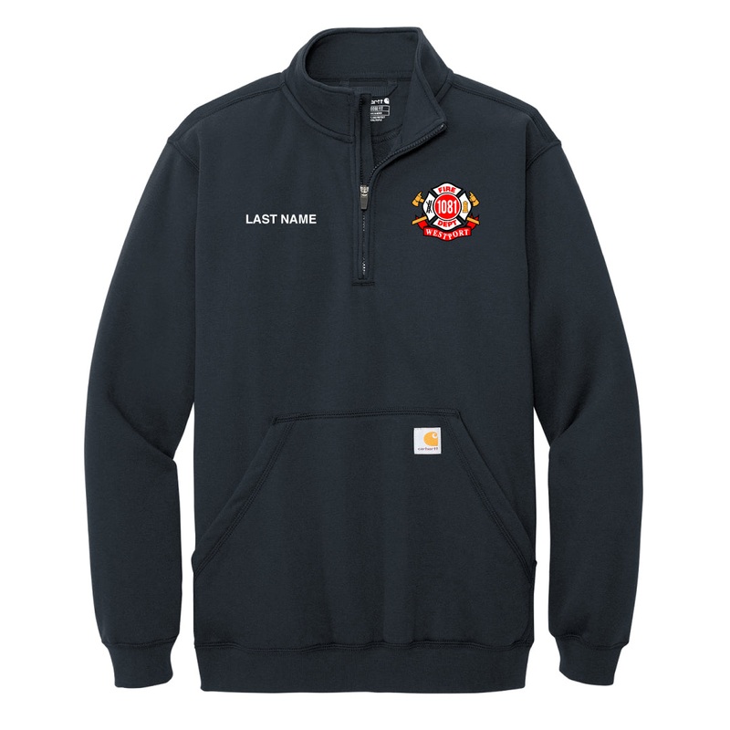 Westport Fire Department Carhartt Midweight 1/4 Zip Mock