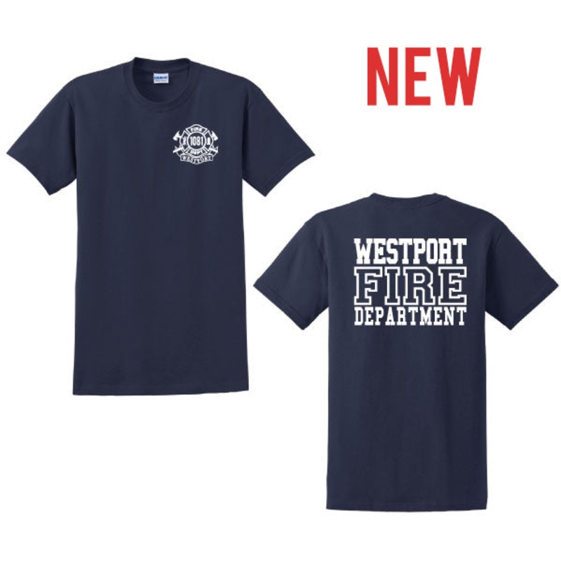 Westport Fire Department Gildan Cotton Short Sleeve Tee