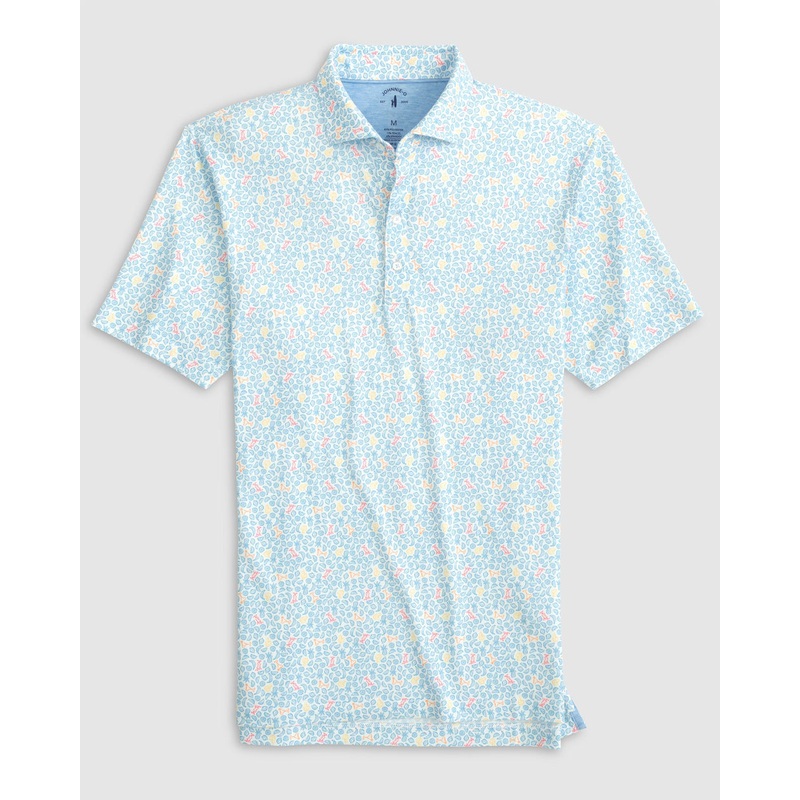 Johnnie-O Men’s Briley Printed Top Shelf Performance Polo
