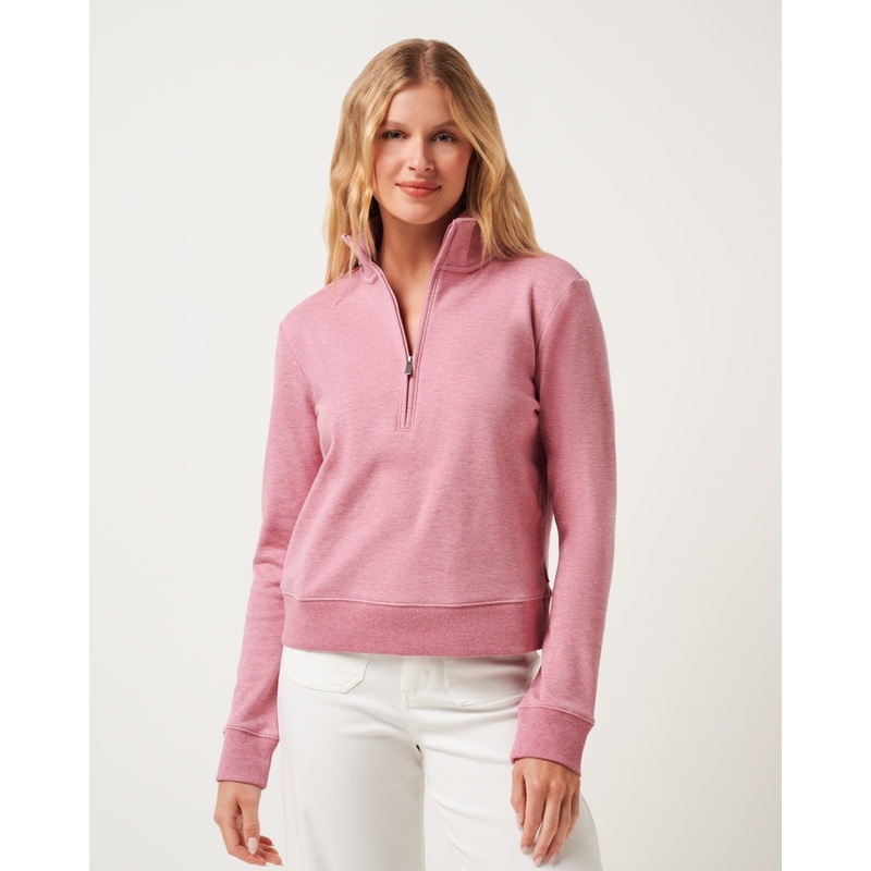 TravisMathew Women’s Cloud Fleece Half Zip