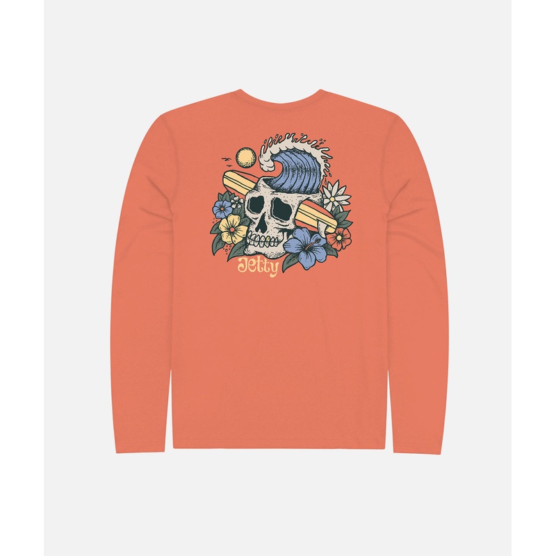 Jetty Mens Head High Uv Long Sleeve Tee