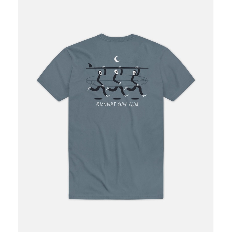 Jetty Mens Creekside Tee|Blue|Small|Medium|Large|XLarge|XXLarge