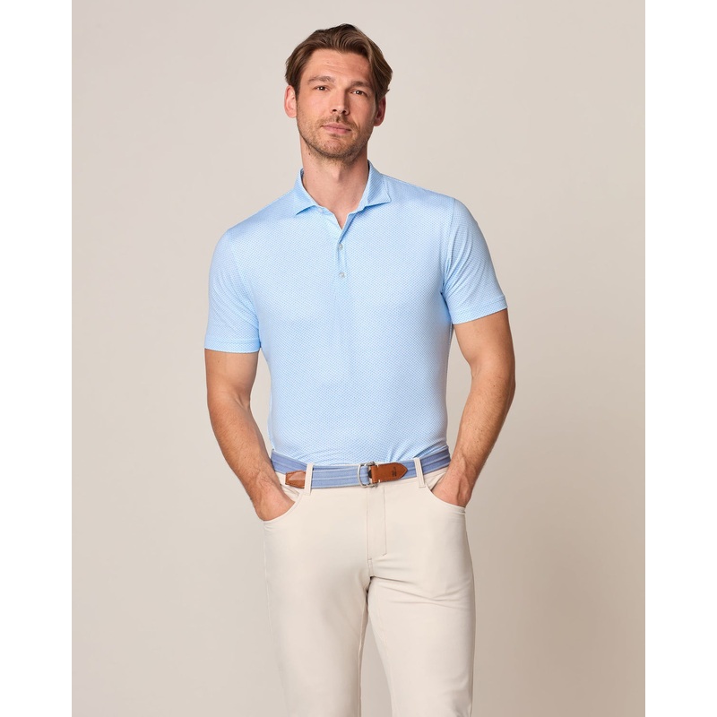 Johnnie-O Men’s Julian Printed Featherweight Performance Polo