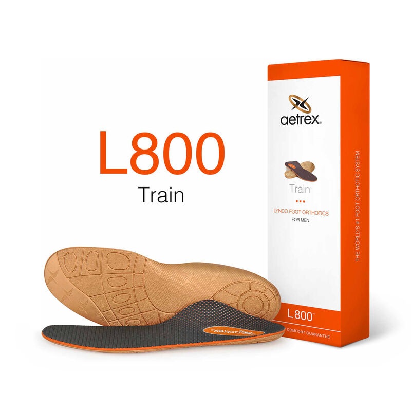 Aetrex Men’s L800 Train Orthotics – Insole for Exercise