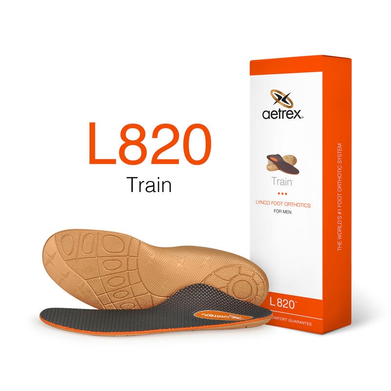 Aetrex Men’s L820 Train Posted Orthotics